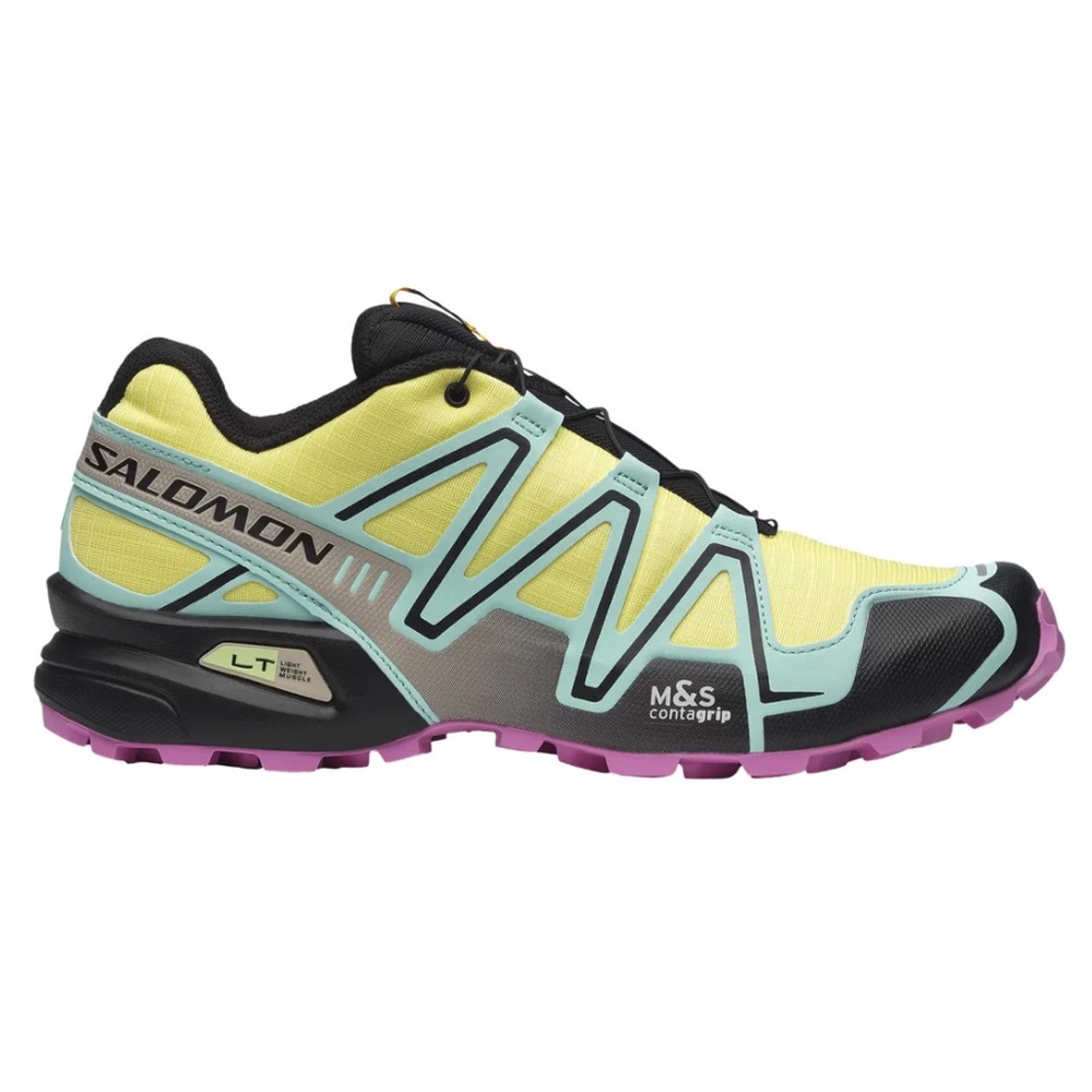 💛🩵 SALOMON SPEEDCROSS 3 YELLOW AQUA 💛🩵